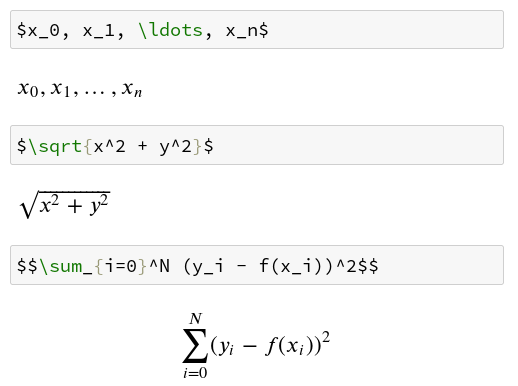 latex examples